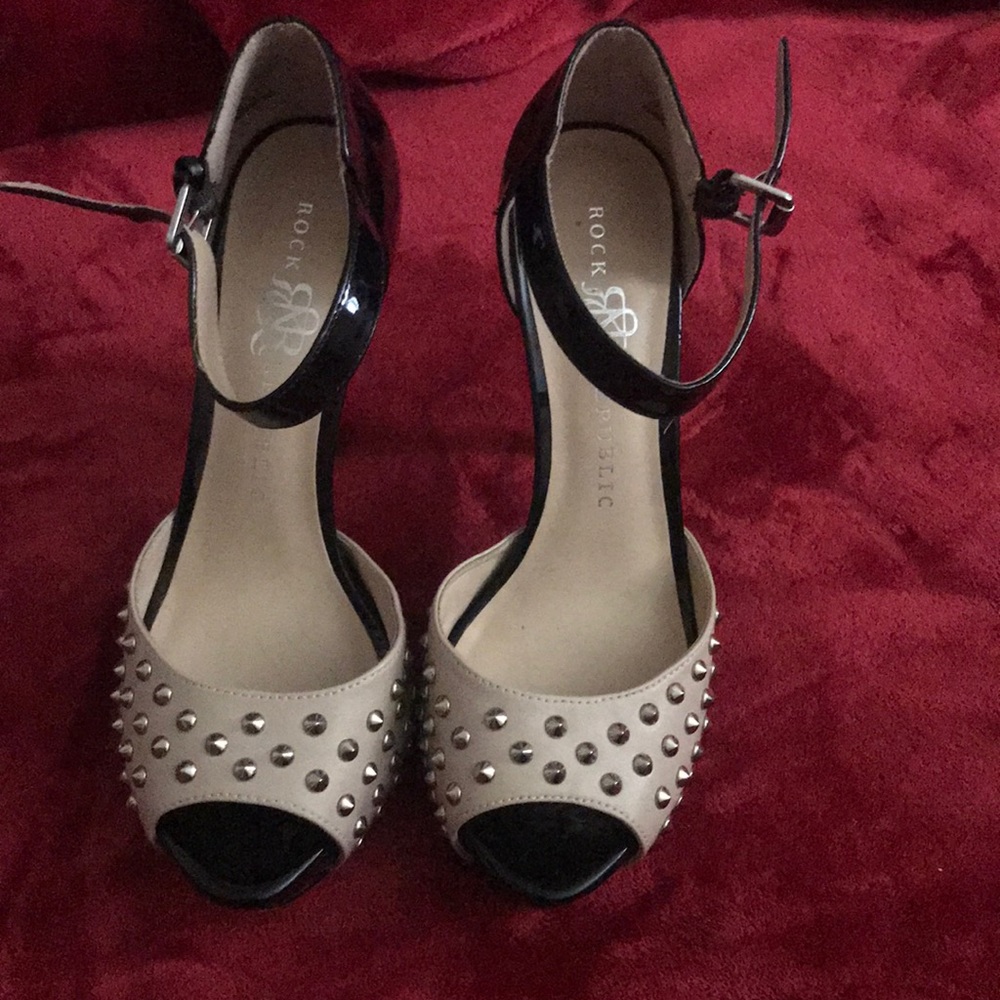Open toed heels 👠 Worn Once NEW Condition!